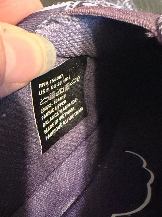 Vera Bradley VB Cloud 2-Mile Slip On Sneakers Flirty Floral Purple Comfort Sz 8 - Picture 8 of 9